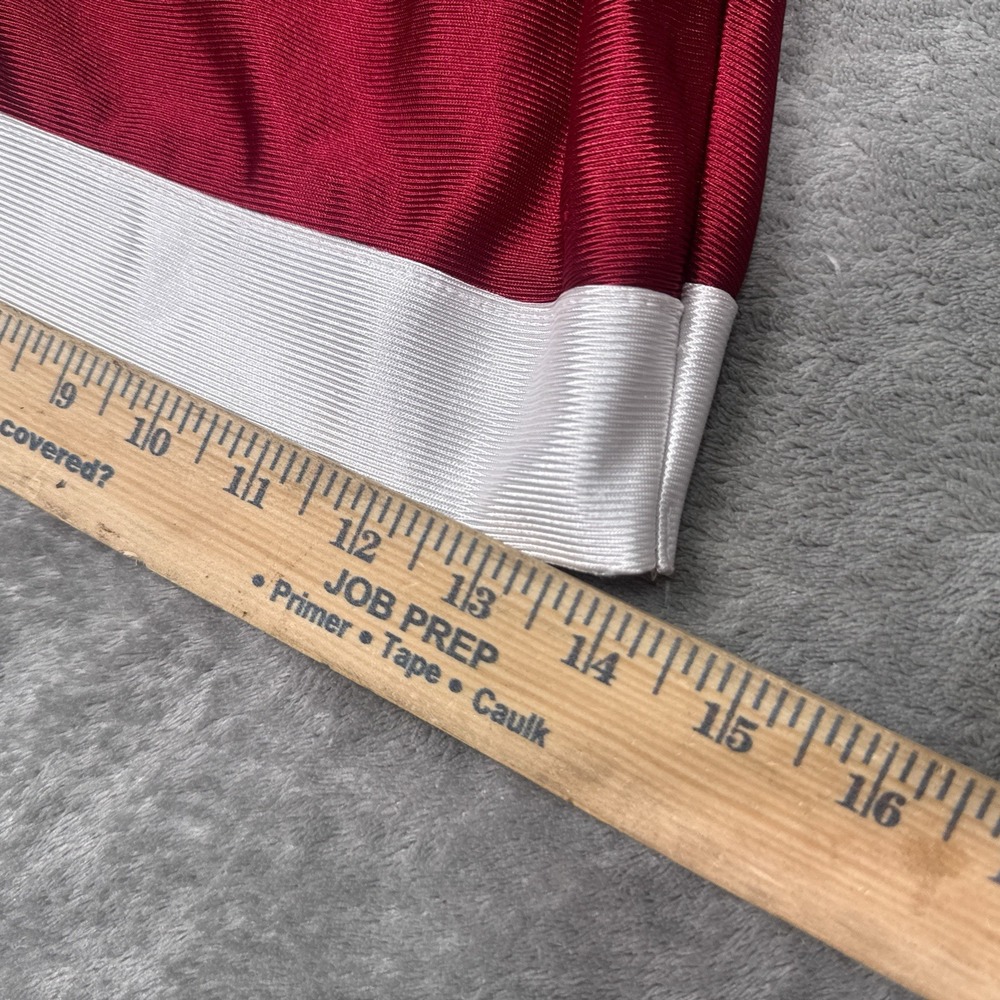 Vintage Alabama Crimson Tide Nike Team Basketball Shorts M Shiny Silky Dazzle - Picture 9 of 10